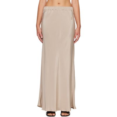 Max Mara Max Mara Taupe Sospiro Maxi Skirt