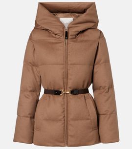 Max Mara Max Mara The Cube Corona camel hair puffer jacket