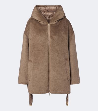 Max Mara Max Mara The Cube reversible alpaca and wool down jacket
