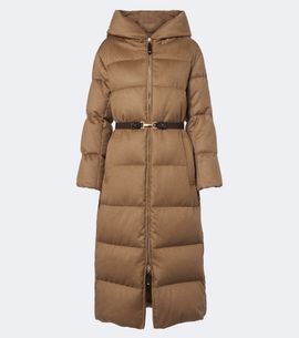 Max Mara Max Mara The Cube reversible calf hair down coat