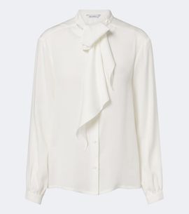 Max Mara Max Mara Tie-neck silk blouse