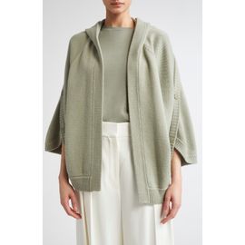 Max Mara Max Mara Vals Wool & Cashmere Hooded Cardigan