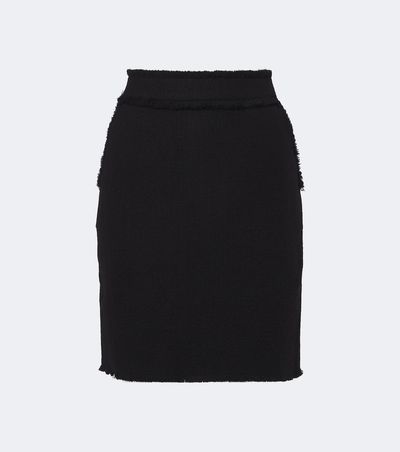 Max Mara Max Mara Virgin wool jersey miniskirt