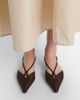 Max Mara Max Mara Volpino leather-trimmed woven ballet flats - 2
