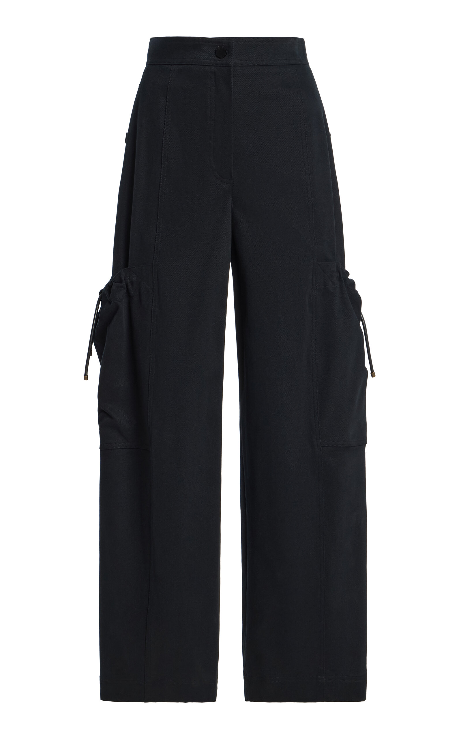 Max Mara Max Mara Washed Stretch Denim WideLeg Trousers