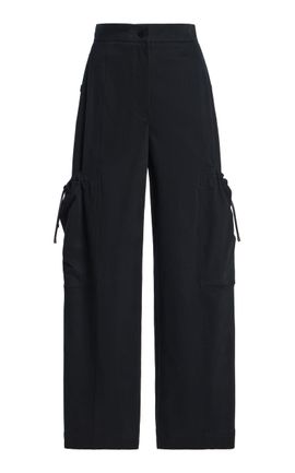 Max Mara Max Mara Washed Stretch Denim WideLeg Trousers