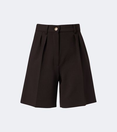 Max Mara Max Mara Wool-blend Bermuda shorts