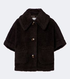 Max Mara Max Mara Wool and silk teddy jacket