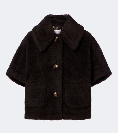 Max Mara Max Mara Wool and silk teddy jacket
