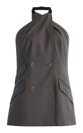 Max Mara Max Mara Wool Sleeveless Blazer