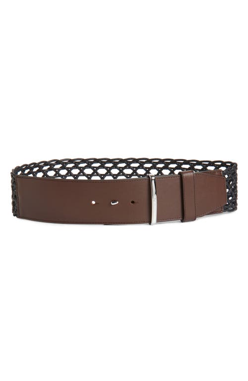 Max Mara Max Mara Woved Mixed Media Belt