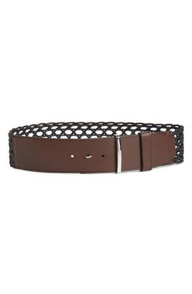 Max Mara Max Mara Woved Mixed Media Belt