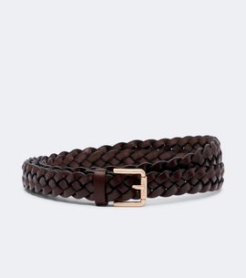 Max Mara Max Mara Woven leather belt