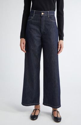 Max Mara Max Mara Zucchero High Waist Wide Leg Jeans