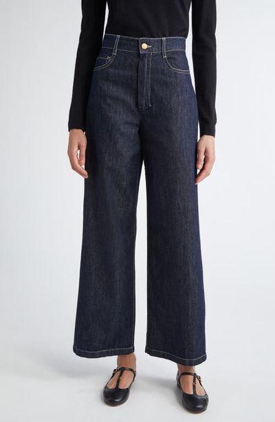 Max Mara Max Mara Zucchero High Waist Wide Leg Jeans