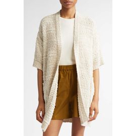 Max Mara Max Mara Zulma Metallic Bouclé Cardigan