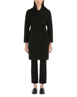 Max Mara Messi Wool Shawl Collar Robe Coat