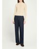 Max Mara Paillette Wool-Cashmere Cable Knit Crewneck Sweater - 2