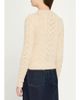 Max Mara Paillette Wool-Cashmere Cable Knit Crewneck Sweater - 3