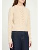 Max Mara Paillette Wool-Cashmere Cable Knit Crewneck Sweater - 4