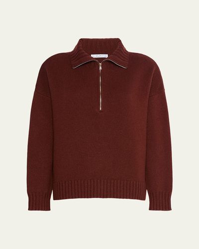 Max Mara Quarter-Zip Cashmere Sweater