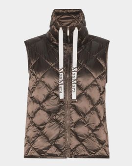 Max Mara Quilted Turtleneck Gilet