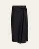 Max Mara Ruched-Detail Midi Skirt - 1