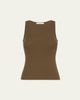 Max Mara Scoop-Neck Ribbed Tank Top - 1