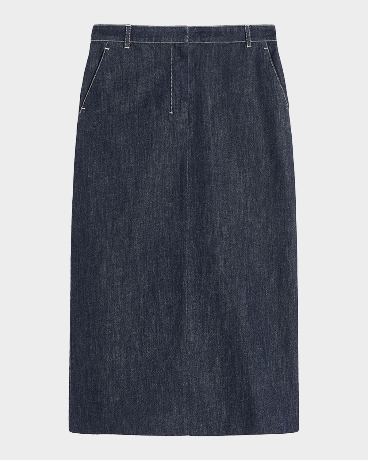 Max Mara Serena Denim Midi Skirt