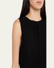 Max Mara Sleeveless Plisse Midi Dress - 5