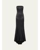 Max Mara Strapless Silk Mermaid Gown - 1