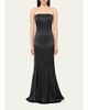 Max Mara Strapless Silk Mermaid Gown - 2