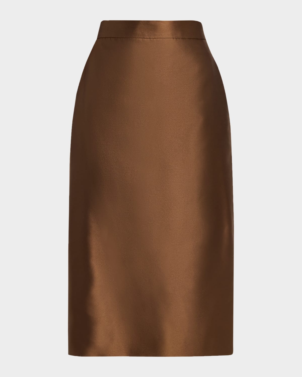 Max Mara Studio Cotton-Silk Pencil Skirt