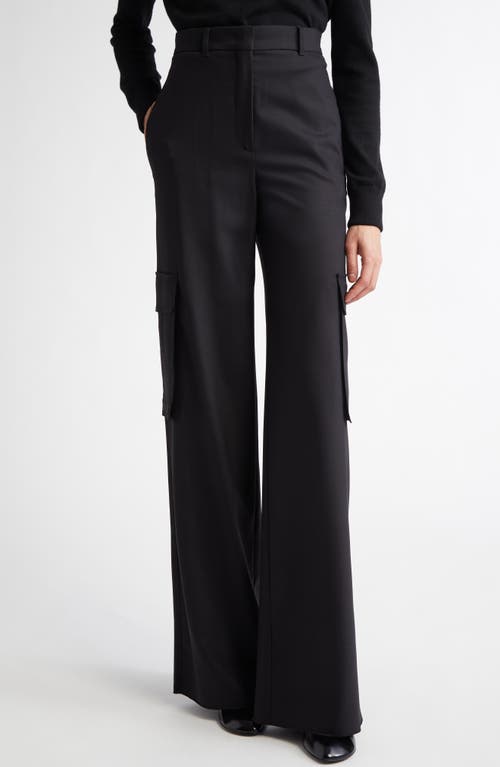 Max Mara Studio Max Mara Studio Ghiera Stretch Virgin Wool Cargo Pants