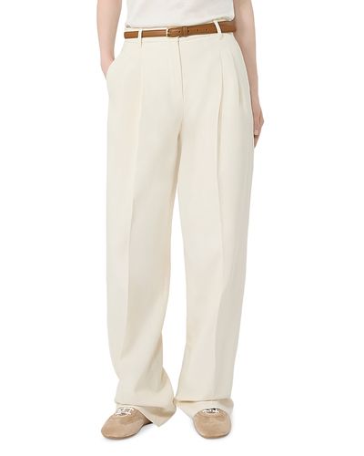 Max Mara Studio Max Mara Studio Mstadunco Cotton Belted Trousers