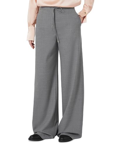 Max Mara Studio Max Mara Studio Mstdenaro Wool Blend Drawstring Trousers