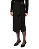 Max Mara Studio Max Mara Studio Mstfenice Asymmetric Midi Skirt - 1