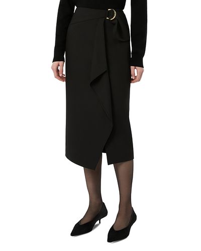 Max Mara Studio Max Mara Studio Mstfenice Asymmetric Midi Skirt