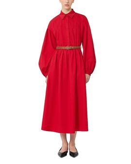 Max Mara Studio Max Mara Studio Mstmarmo Belted Shirtdress