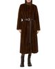 Max Mara Studio Max Mara Studio Mstorma Belted Faux Fur Coat - 2