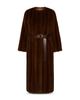 Max Mara Studio Max Mara Studio Mstorma Belted Faux Fur Coat - 5