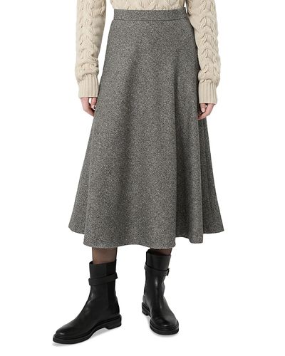 Max Mara Studio Max Mara Studio Mstpalazzi Wool Blend Midi Skirt