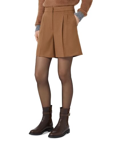 Max Mara Studio Max Mara Studio Mstragazza Wool Shorts