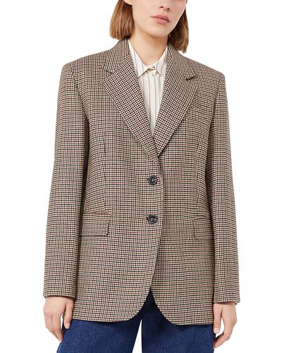 Max Mara Studio Max Mara Studio Mstsalice Wool Longline Blazer