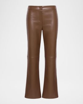 Max Mara Sublime Flare-Leg Coated Jersey Trousers