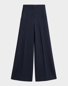 Max Mara Taverna Wide-Leg Jersey Pants