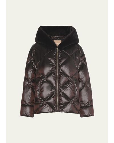 Max Mara The Cube Hooded Down Jacket