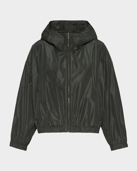 Max Mara Water-Repellent Taffeta Hooded Jacket