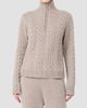 Max Mara Women's Cable Knit Cashmere Yarn Sweater - 3