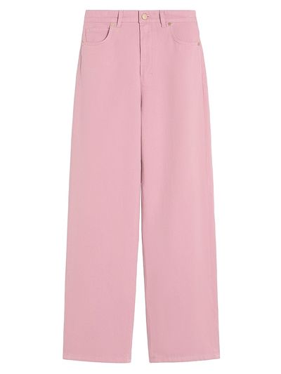Max Mara Women's Cotton and Linen 5 Pocket Trousers